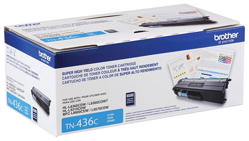 Brother TN436C Cyan Toner Cartridge Extra High Yield 6500 Pages